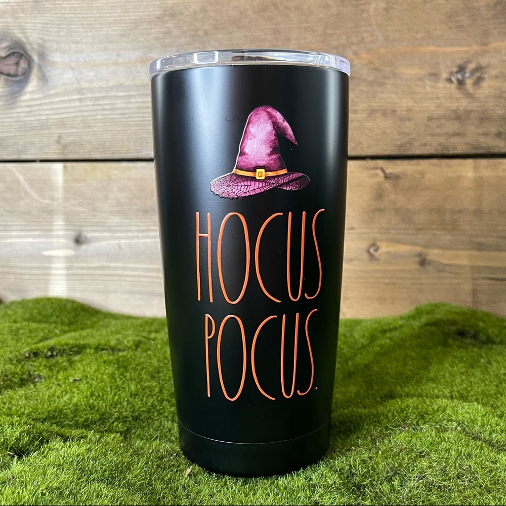 Rae Dunn Halloween Hocus Pocus Travel Mug Tumbler 17oz with lid NWT